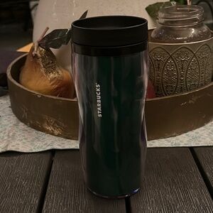 STARBUCKS 2016 16fl Oz Travel Tumbler Hot and Cold Green